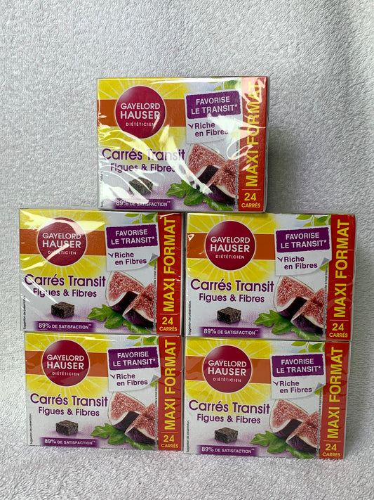 Carrés transit GAYELORD HAUSER format économique de 24 unités 240g