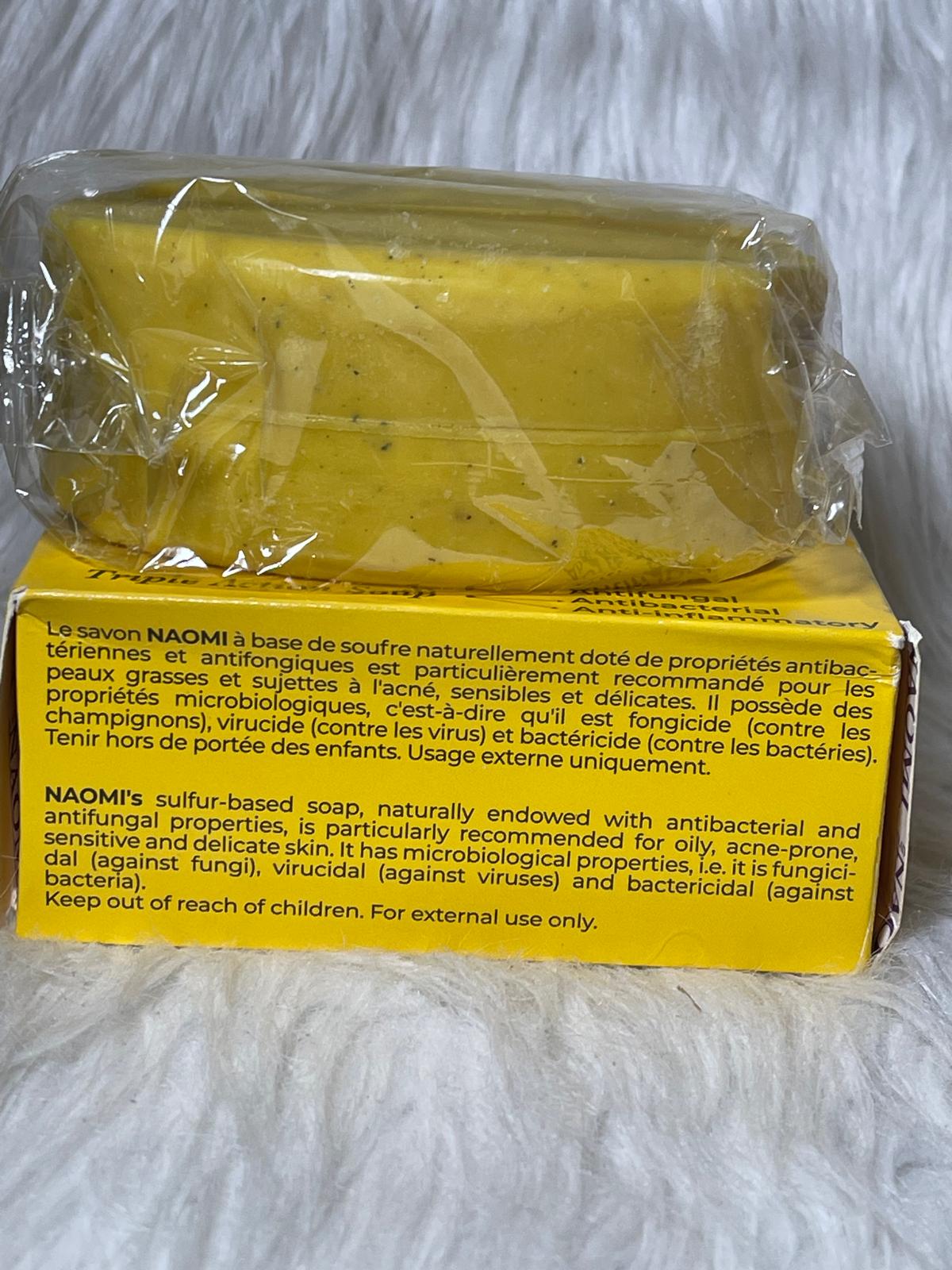 NAOMI CRÈME TRIPLE ACTION ANTI IMPERFECTION  ANTI FONGIQUE  ANTIBACTERIEN ANTI INFLAMATOIRE