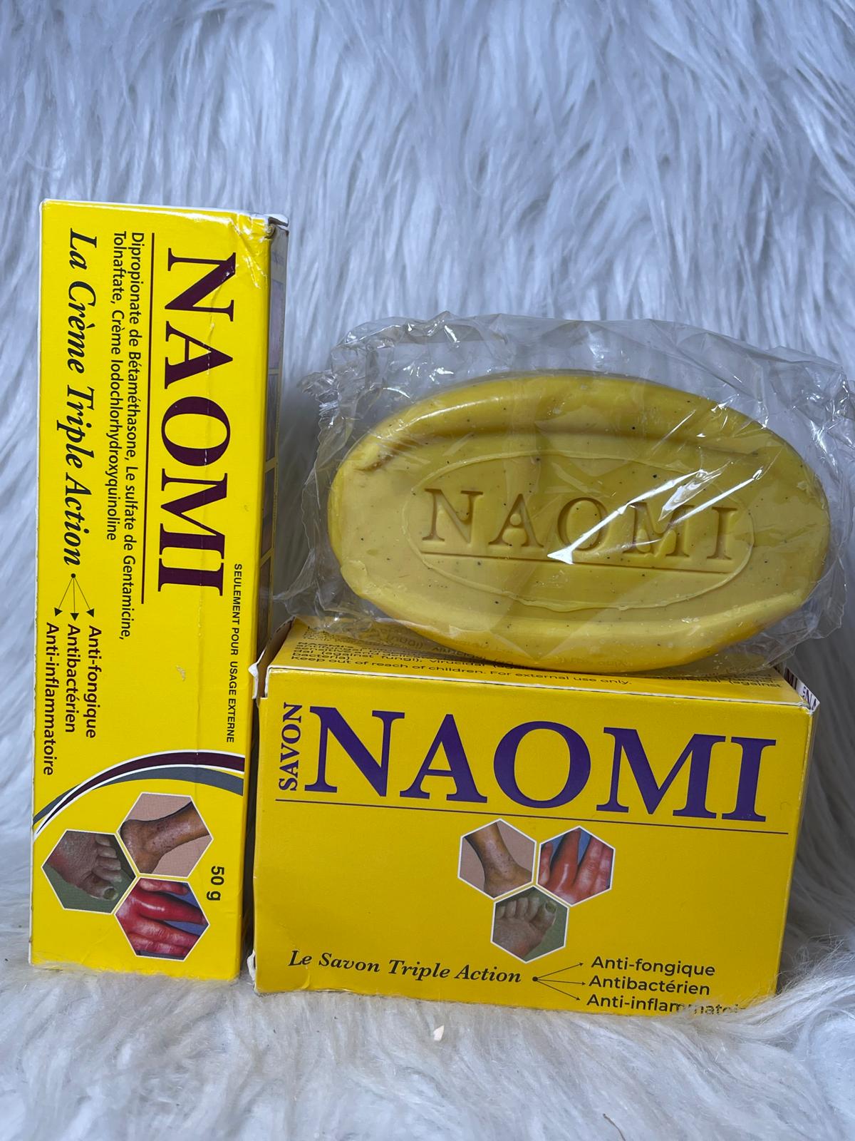 NAOMI CRÈME TRIPLE ACTION ANTI IMPERFECTION  ANTI FONGIQUE  ANTIBACTERIEN ANTI INFLAMATOIRE