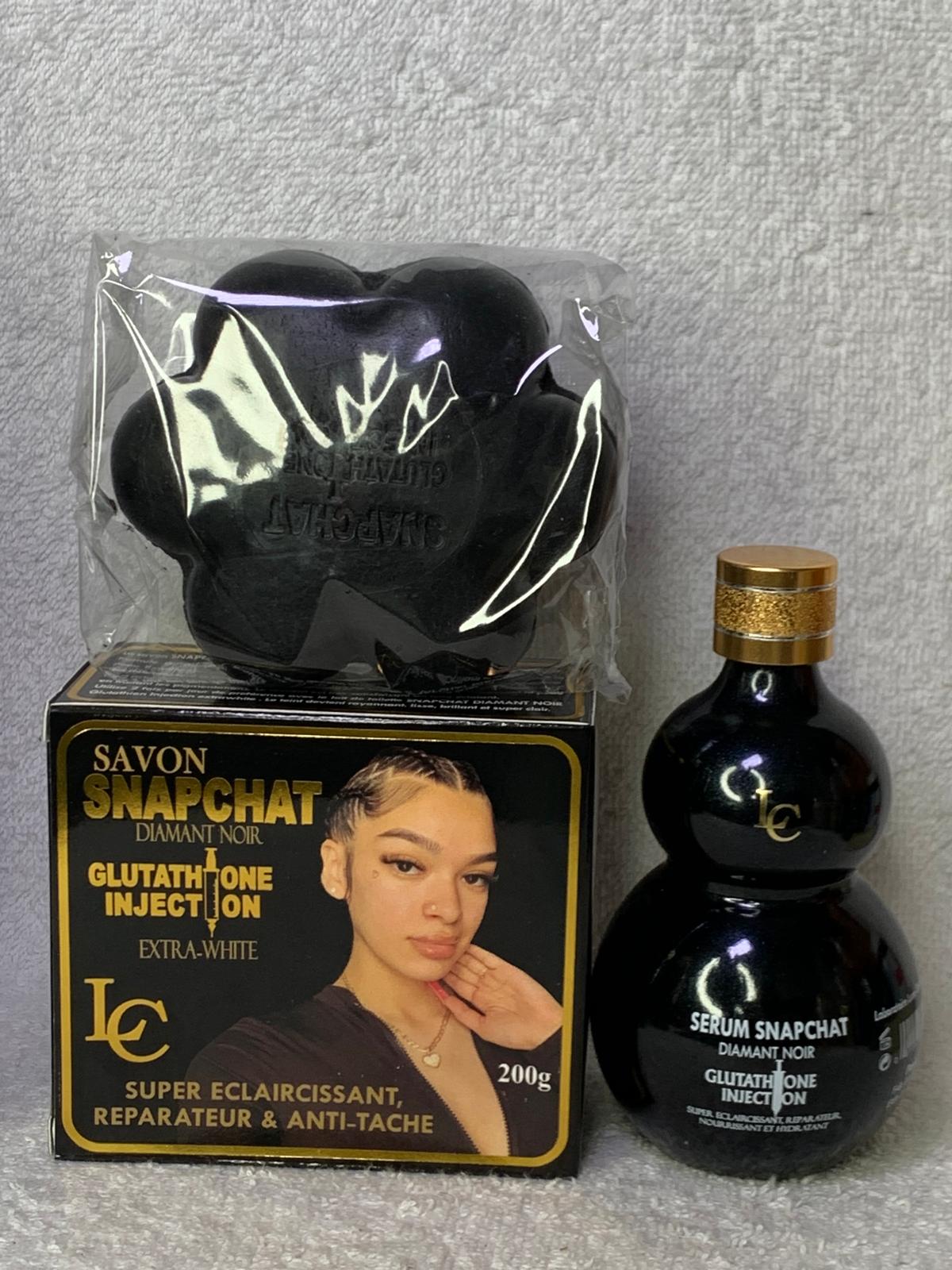 Snapchat Diamant noir injection extra fort Gamme ultra éclaircissante anti imperfection