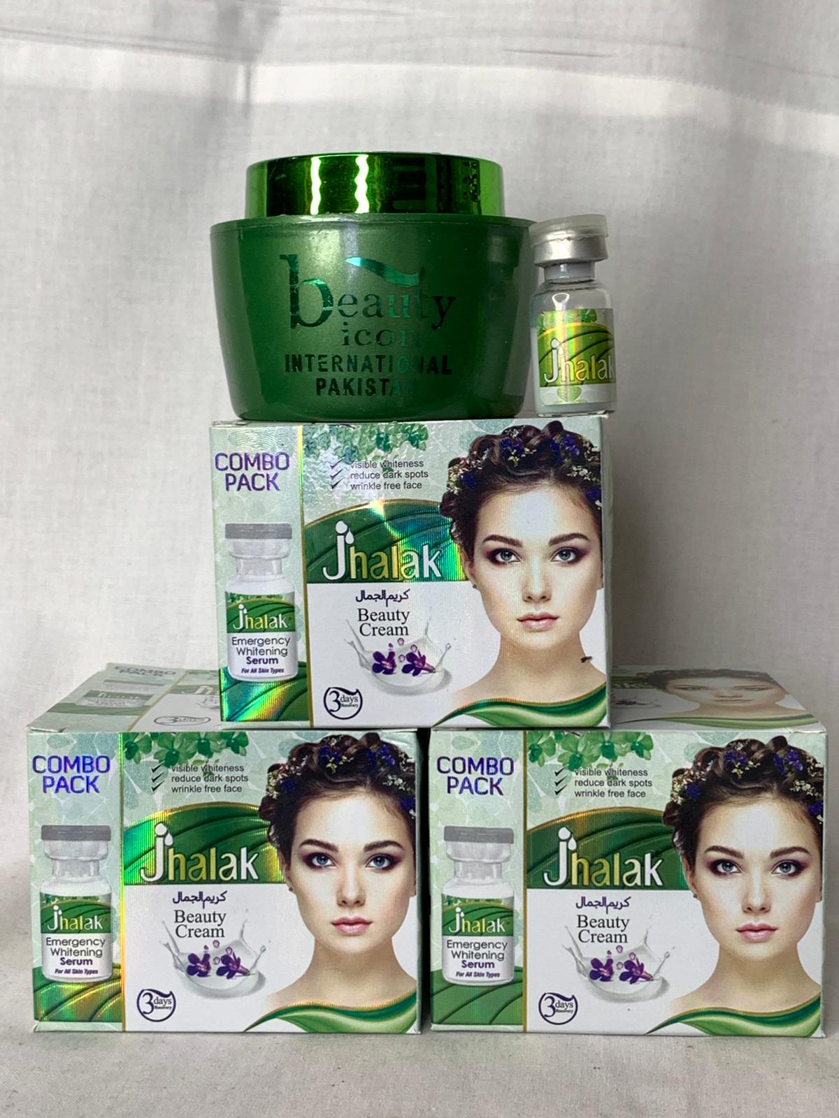 JHALAK COMBO PACK CREME DE VISAGE ET SERUM SUPER ÉCLAIRCISSANT ANTI TACHE  NOURRISSANT ANTI IMPERFECTION