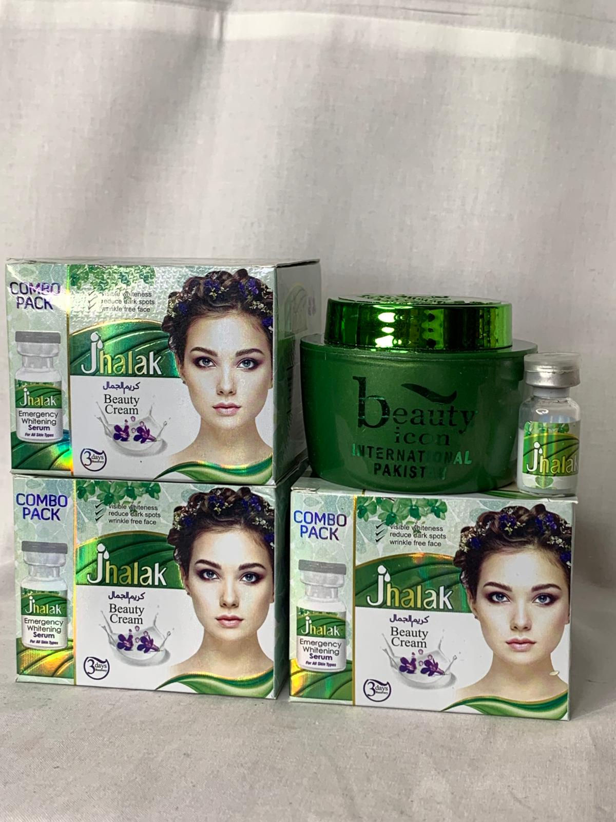 JHALAK COMBO PACK CREME DE VISAGE ET SERUM SUPER ÉCLAIRCISSANT ANTI TACHE  NOURRISSANT ANTI IMPERFECTION
