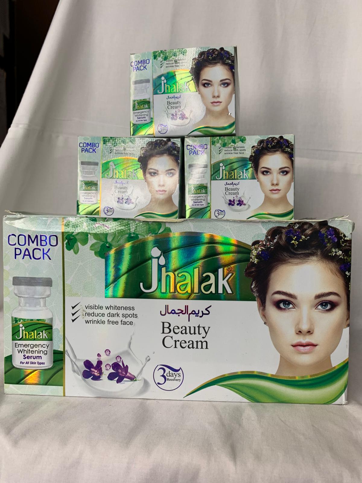 JHALAK COMBO PACK CREME DE VISAGE ET SERUM SUPER ÉCLAIRCISSANT ANTI TACHE  NOURRISSANT ANTI IMPERFECTION