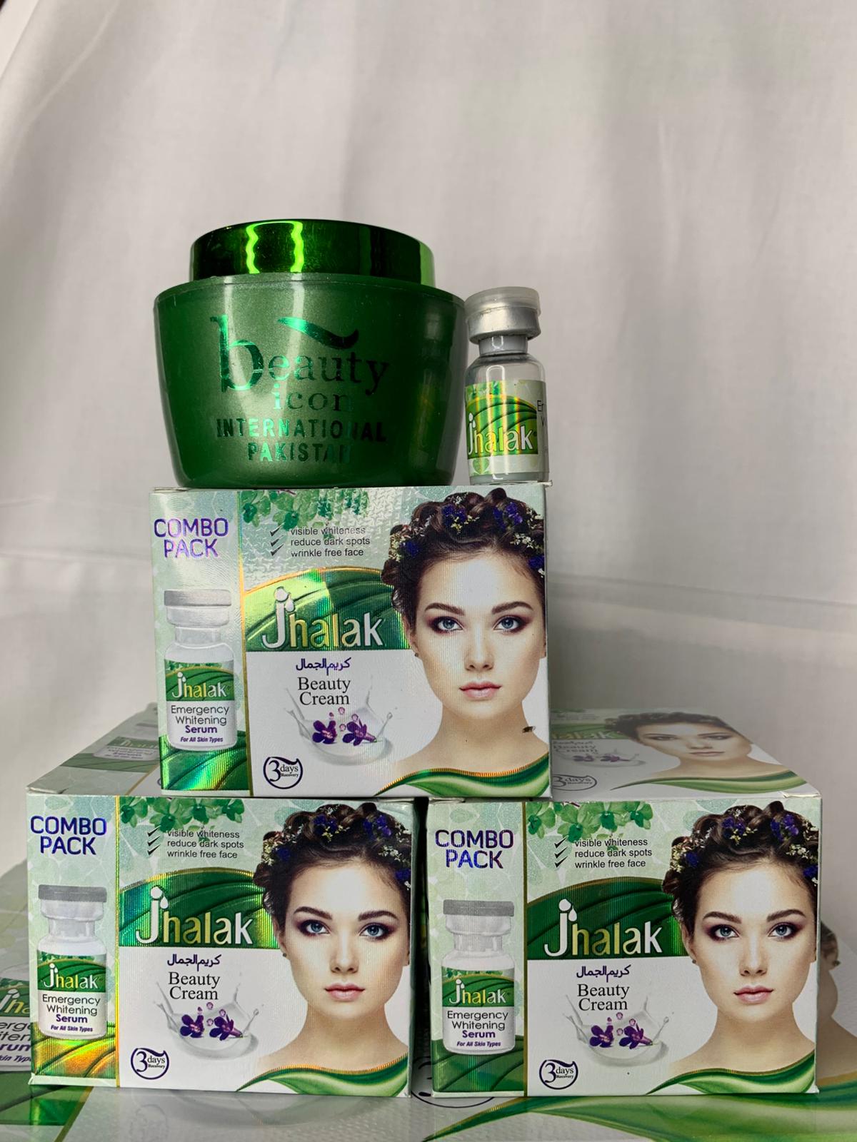JHALAK COMBO PACK CREME DE VISAGE ET SERUM SUPER ÉCLAIRCISSANT ANTI TACHE  NOURRISSANT ANTI IMPERFECTION