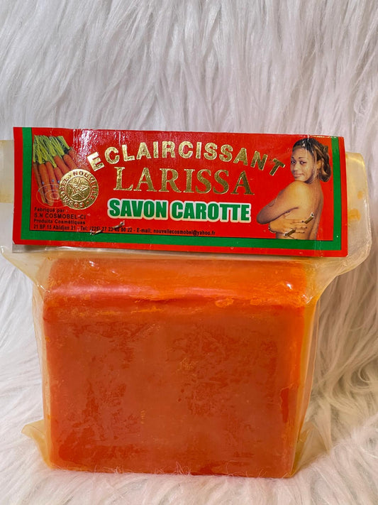 LARISSA CAROTTE SAVON ULTRA ÉCLAIRCISSAN  ANTI IMPERFECTION 225G