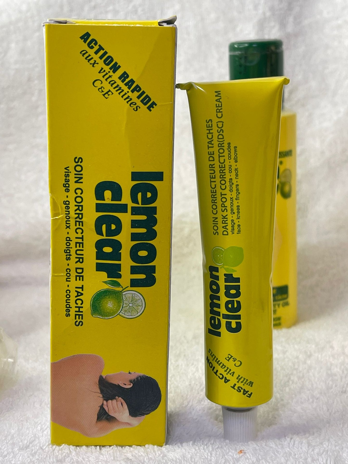 Lemon clear  lote de soins corps et visage anti imperfection