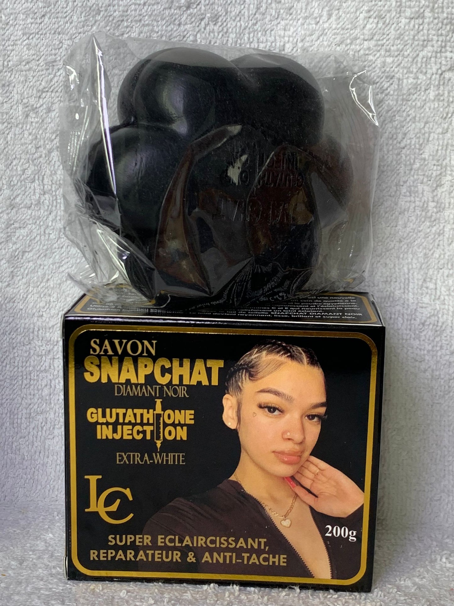 Snapchat Diamant noir injection extra fort Gamme ultra éclaircissante anti imperfection