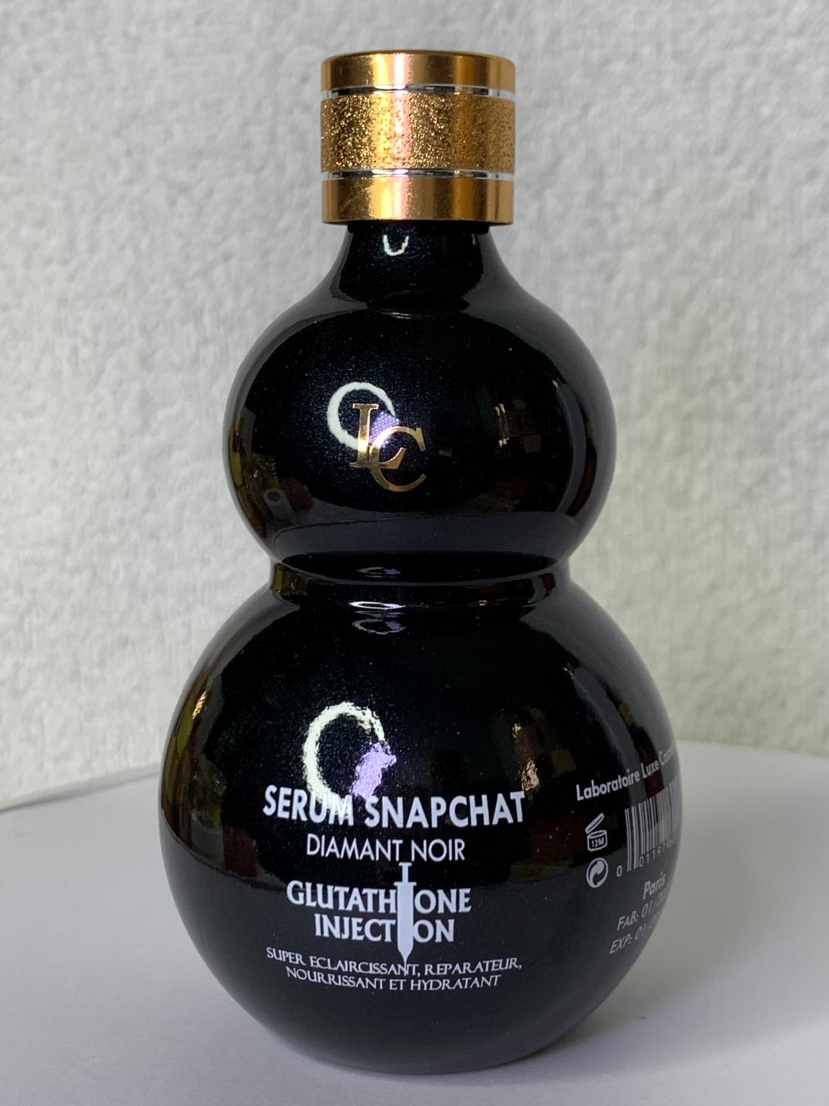 SERUM SNAPCHAT DIAMANT NOIR GLUTATHION INJECTION SUPER ECLAIRCISSANT REPARATEUR NOURRISSANT HYDRATANT