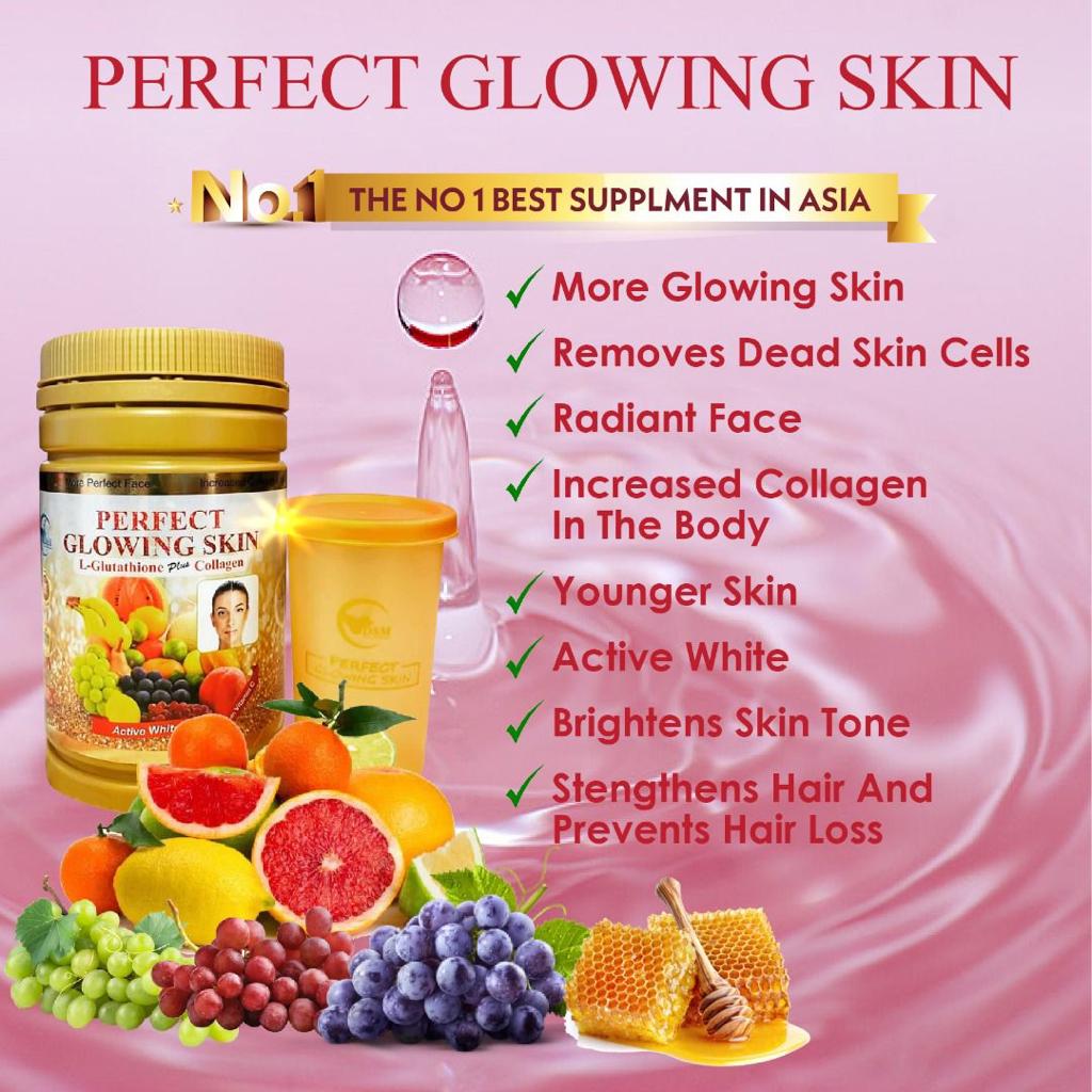 Collagène Perfect Glowing Skin - Le secret d'une peau brillante et sans imperfection