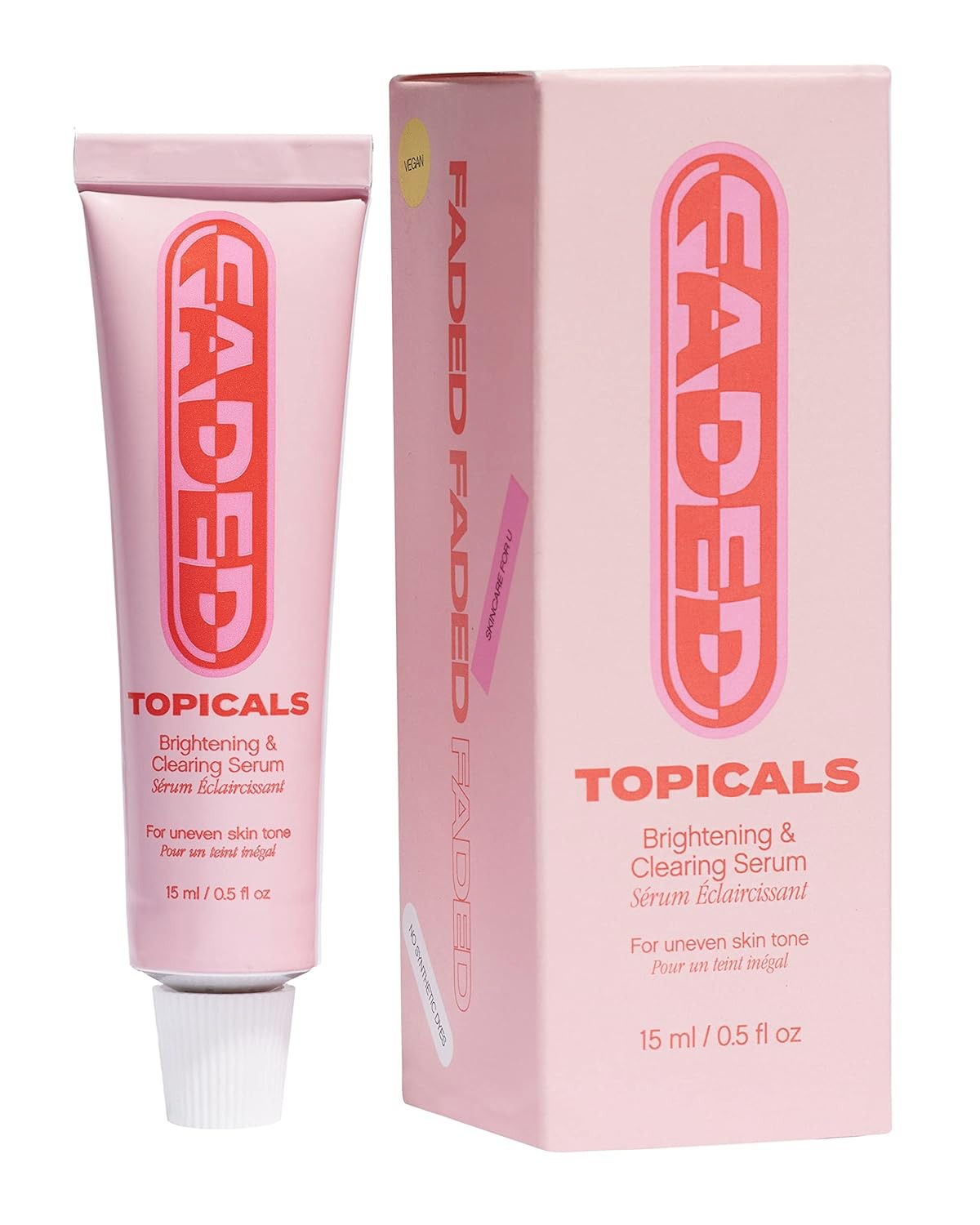 Topicals Mini Faded Serum 15ml  for Dark Spots & Discoloration Faded topicals sérum crèmeux super anti imperfection