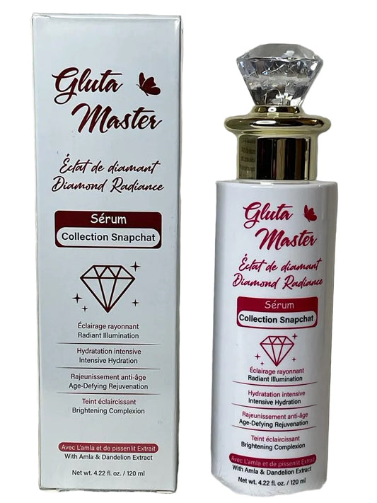 SÉRUM GLUTA MASTER  À LA VITAMINE MULTIFONCTION ULTRA ÉCLAIRCISSANT NOURRISSANT HYDRATANT CORRIGES LES IMPERFECTION BOOSTER D'ECLAT DE TEINT VISAGE ET CORPS