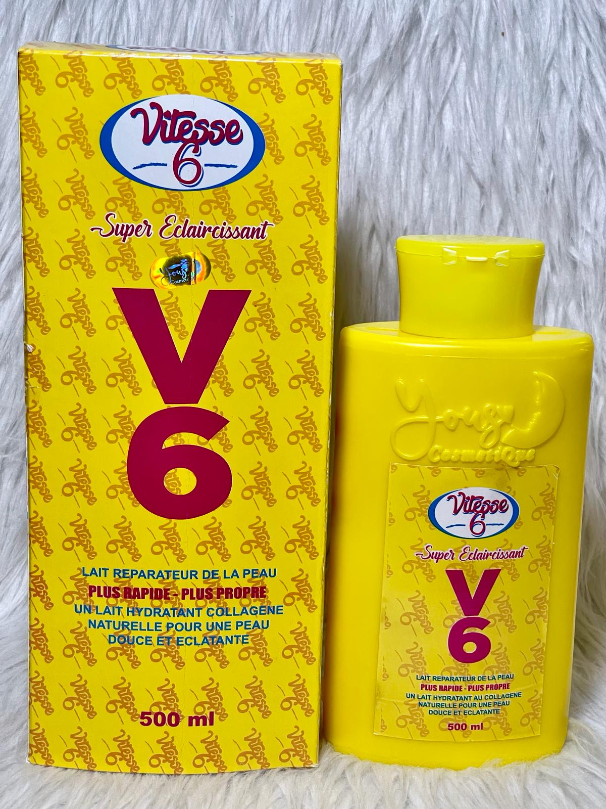 VITESSE  V6 GEL DE DOUCHE ULTRA BLANCHISSANT  TRIPLE ACTION RAPIDE ANTI IMPERFECTION  EXFOLANT GOMMANT