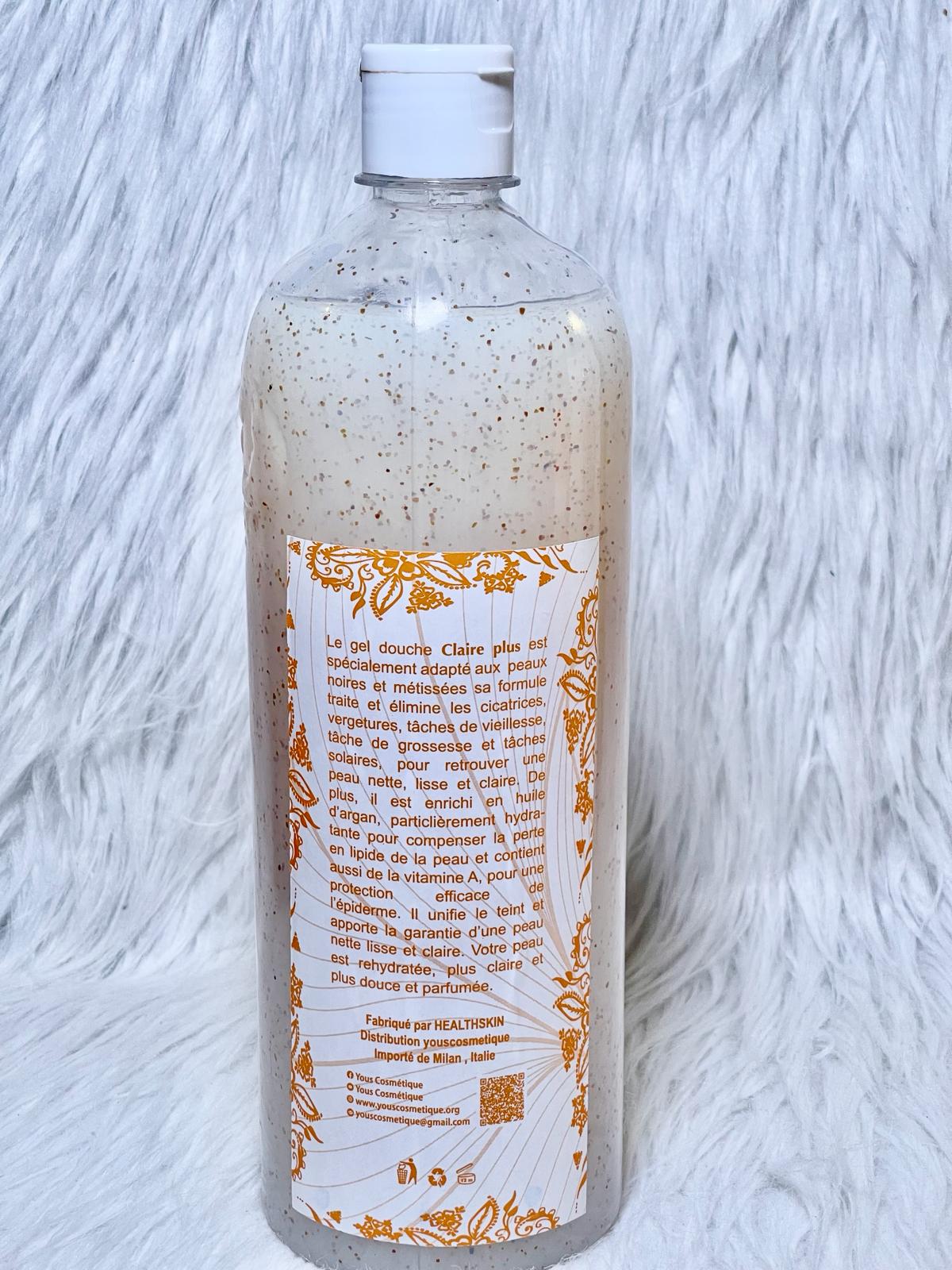 DUO CLAIRE PLUS GEL DE DOUCHE ET LAIT ULTRA BLANCHISSANT ANTI IMPERFECTIONS POUR  TOUT TYPE DE PEAU