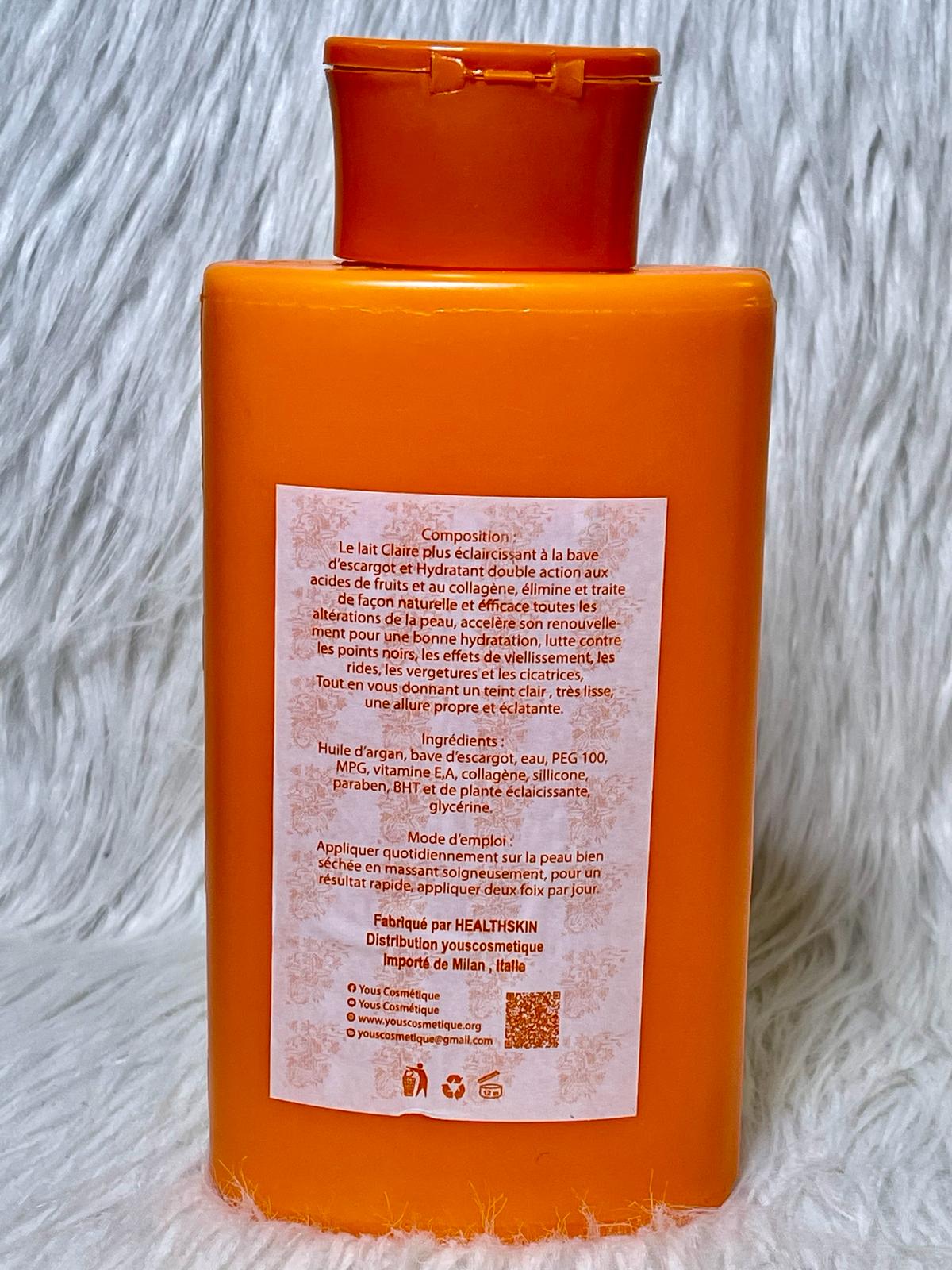DUO CLAIRE PLUS GEL DE DOUCHE ET LAIT ULTRA BLANCHISSANT ANTI IMPERFECTIONS POUR  TOUT TYPE DE PEAU