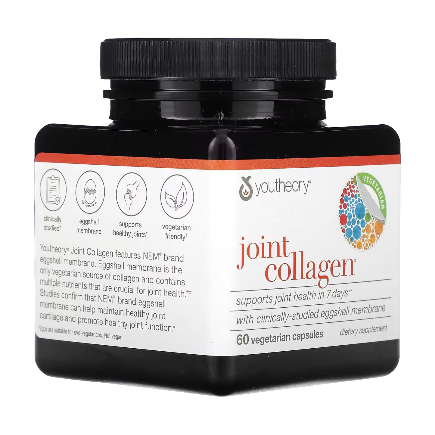 Youtheory Collagène articulaire 60 capsules végétariennes