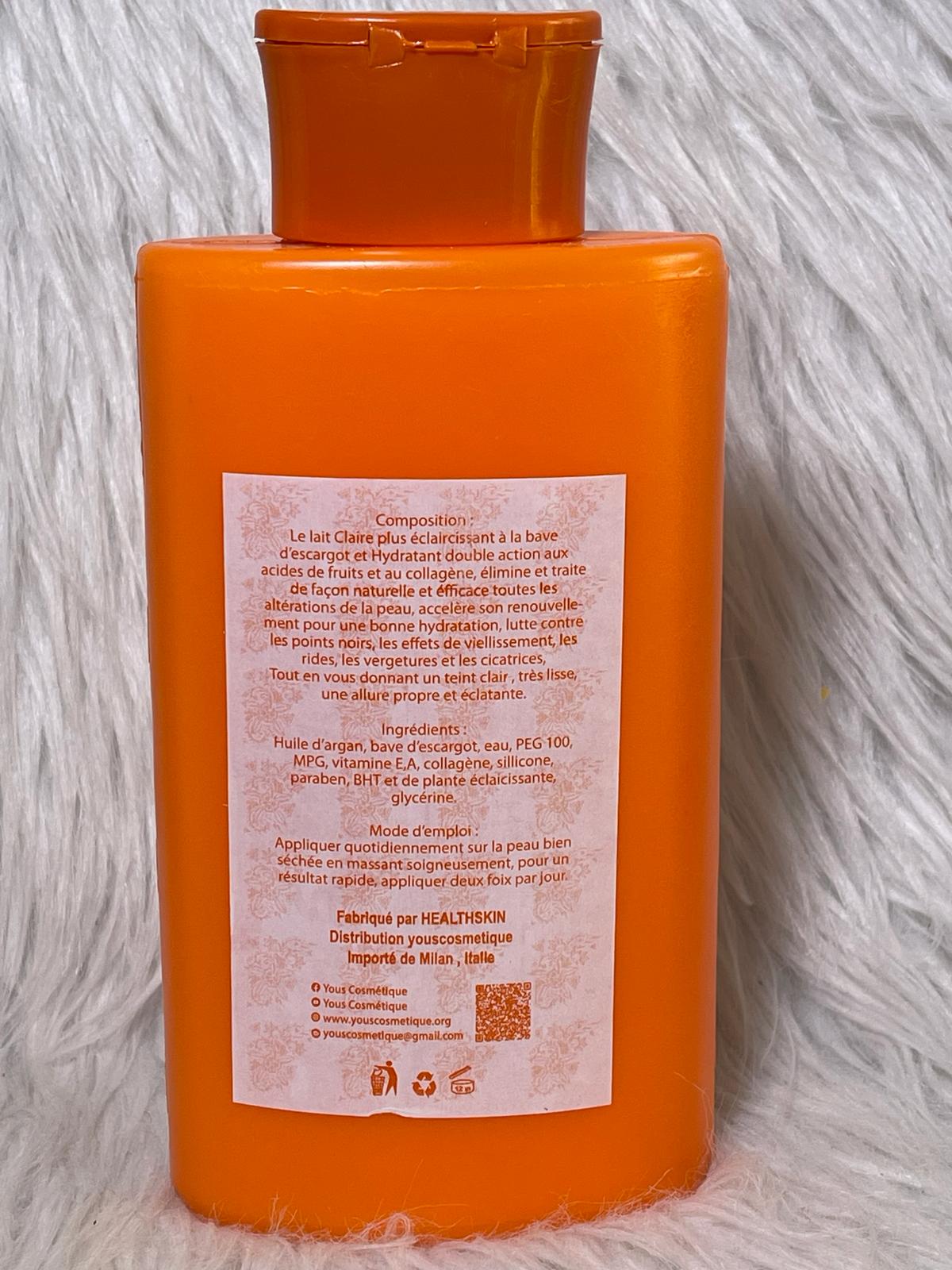 DUO CLAIRE PLUS GEL DE DOUCHE ET LAIT ULTRA BLANCHISSANT ANTI IMPERFECTIONS POUR  TOUT TYPE DE PEAU