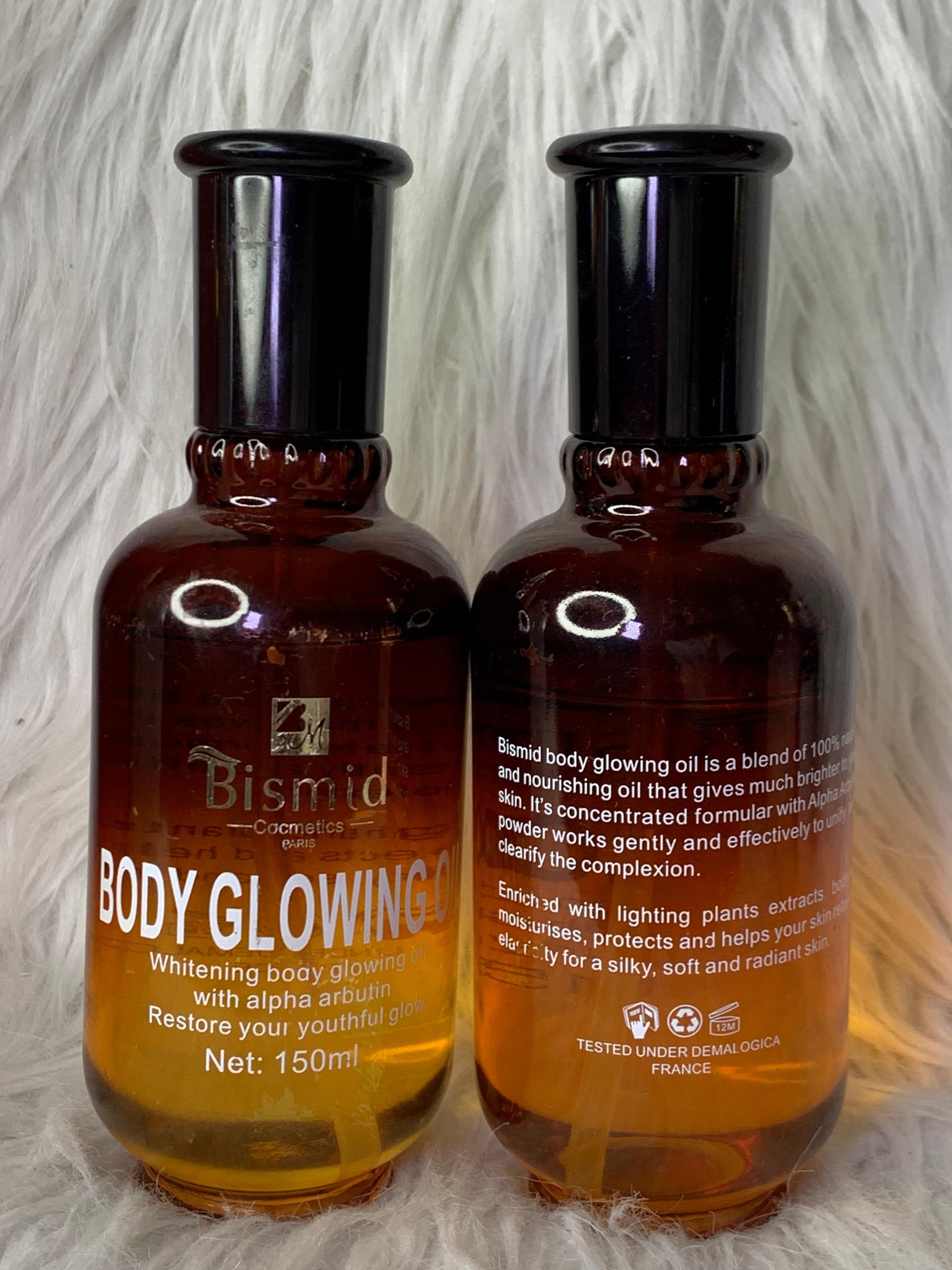 BISMID BODY GLOWING OIL HUILE CORPOREL ULTRA ÉCLAIRCISSANT ANTI IMPERFECTION REPARATRICE
