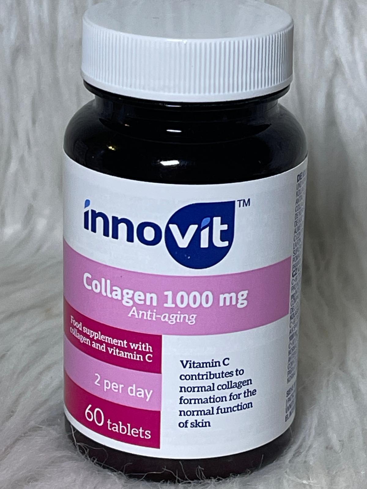 Complément alimentaire Innovit Collagène 1 000 mg à la vitamine c ultra rajeunissant anti imperfection