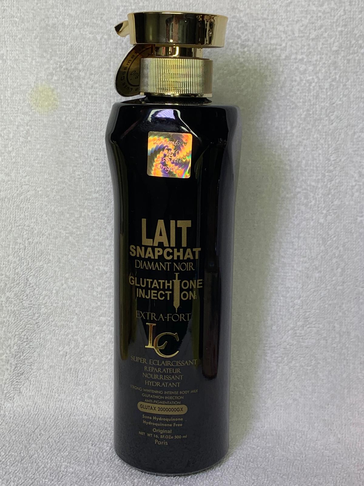 Snapchat Diamant noir injection extra fort Gamme ultra éclaircissante anti imperfection