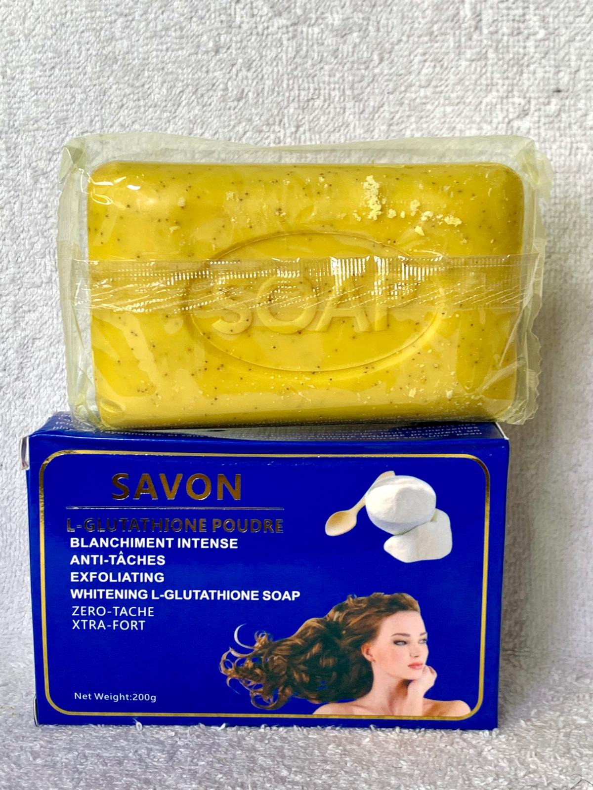lux cosmetics pain de savon ultra éclaircissant Collagène  gluta vitamine C -E  exfoliant gommant anti imperfection 200G