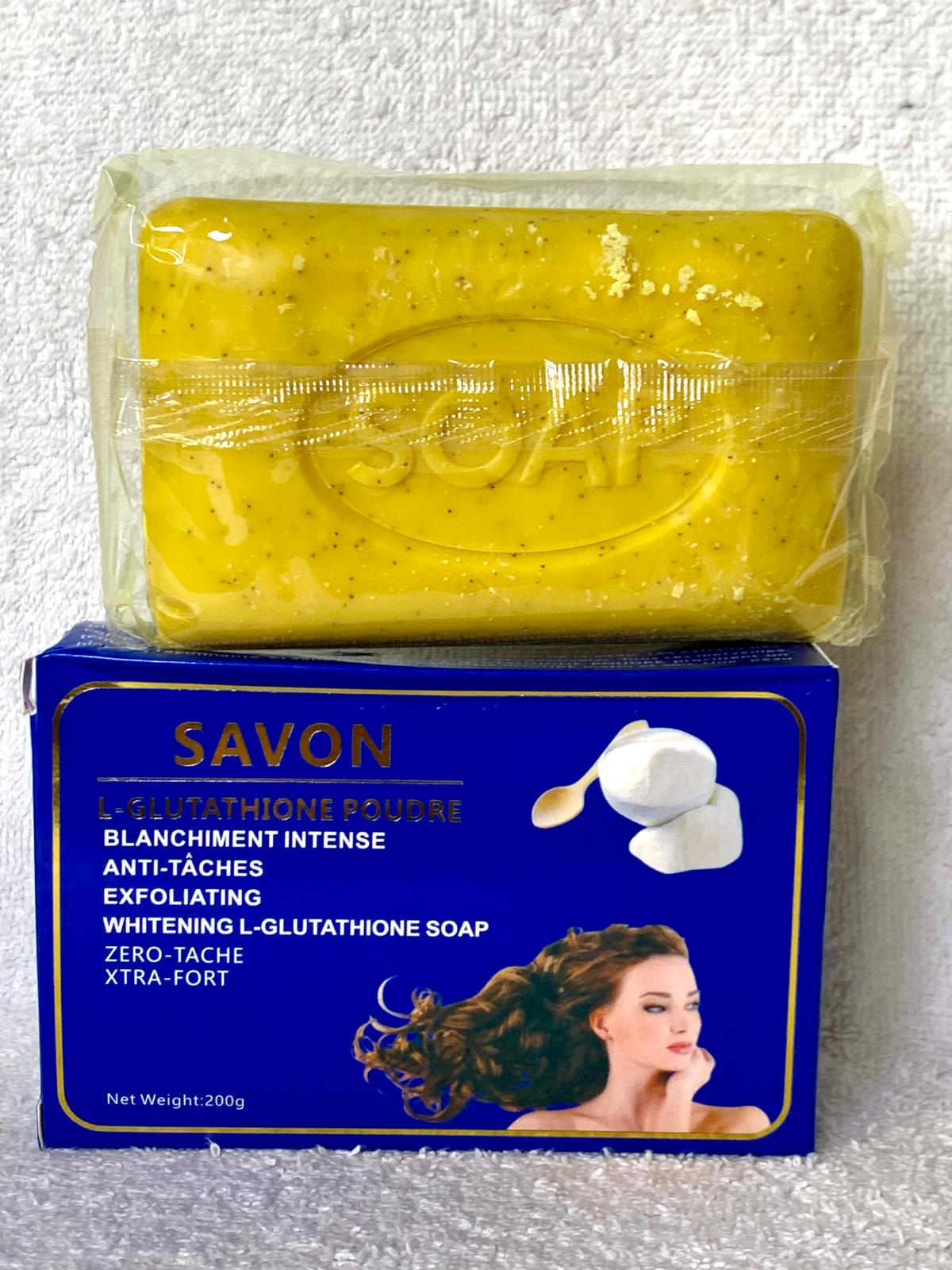 lux cosmetics pain de savon ultra éclaircissant Collagène  gluta vitamine C -E  exfoliant gommant anti imperfection 200G