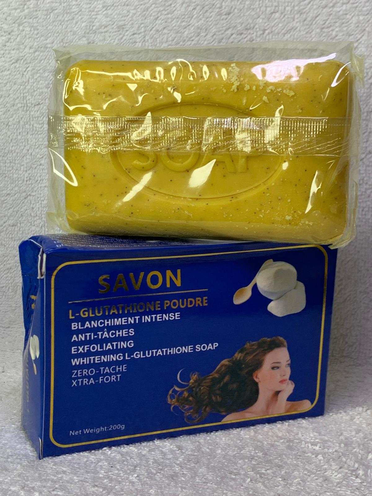 lux cosmetics pain de savon ultra éclaircissant Collagène  gluta vitamine C -E  exfoliant gommant anti imperfection 200G
